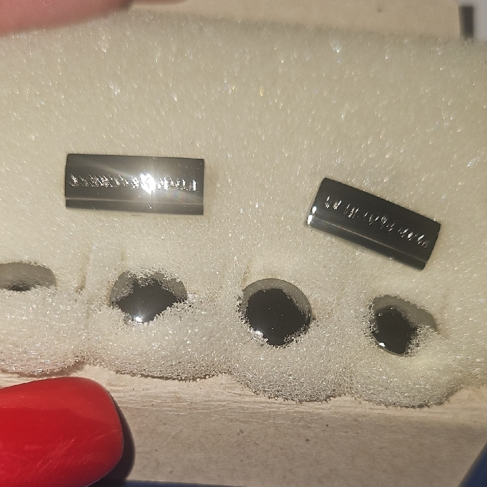 Ryan Seacrest Distinction NWT Men’s Cufflink Set in Gunmetal Black - Picture 4 of 5